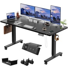 120-180×80cm Höhenverstellbarer schreibtisch Tischoberfläche Elektrischer