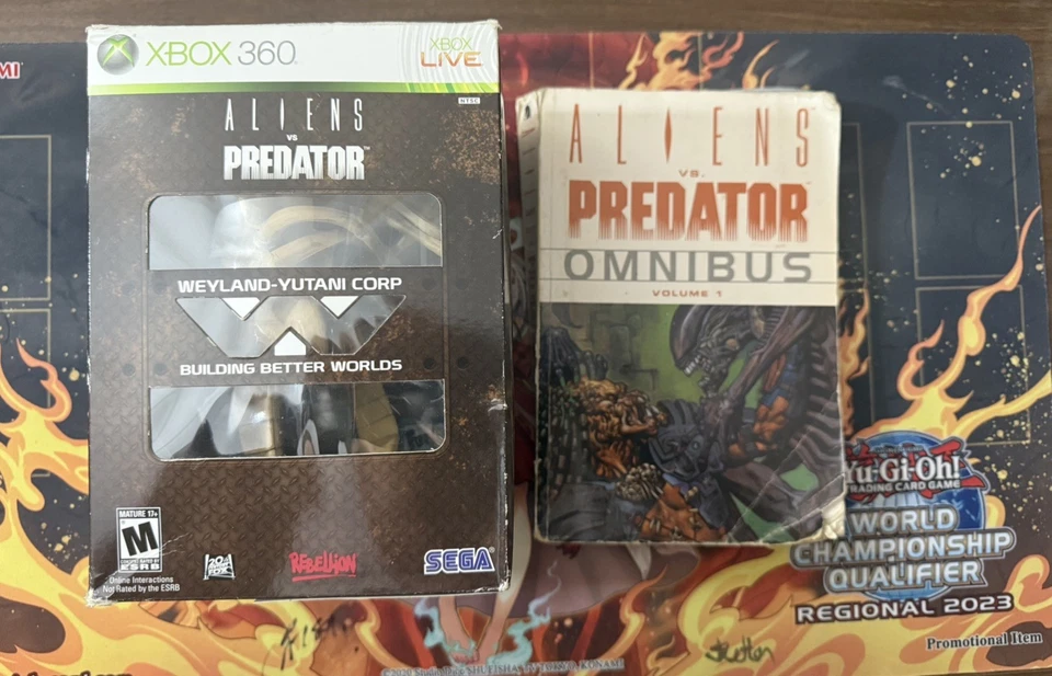 Aliens VS Predator XBOX 360 Facehugger Collectors Hunter Edition - Complete CIB - Image 2 of 2