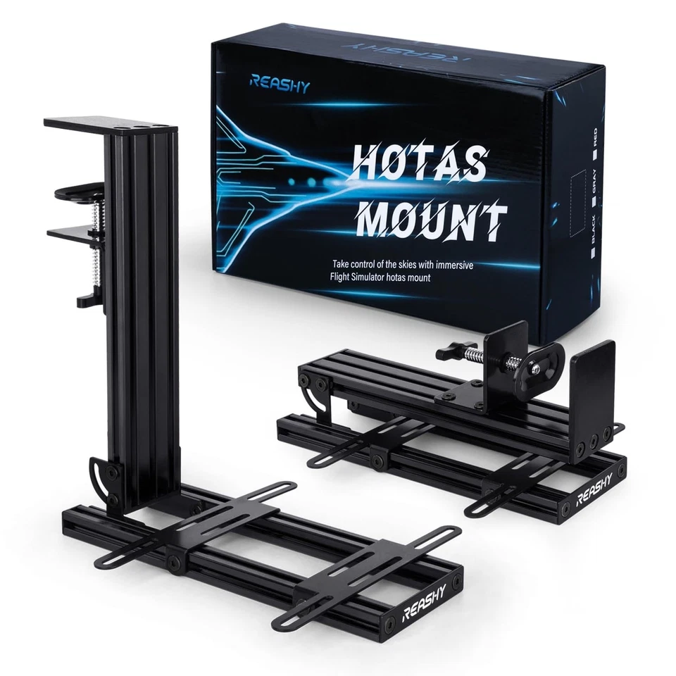 Aluminum Joystick Mount for Logitech & Thrustmaster - Adjustable Desktop Stand - Image 3 of 4