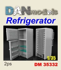 Dan Models 35332 Scale Model Kit 1:35 Accessories for diorama Refrigerator 2pcs