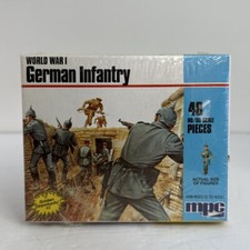MPC German World War I German Infantry HO Scale - 48 Pieces New In Box