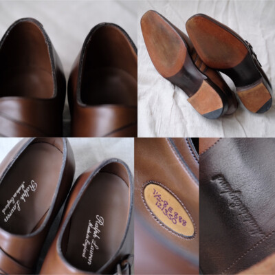 Ralph Lauren Brown Purple Label by E.G. ANCEL Dress Shoes