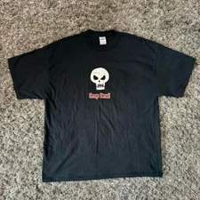 Vintage 2000s Black and red Skull band tee #punkrock