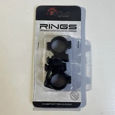 AIM Sports QW10S 1" Scope Ring Medium - Black