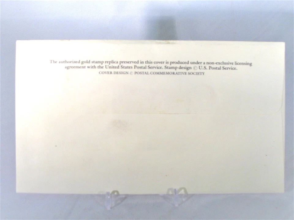 22KT Gold US Stamp Replica Wild Animals King Penguins FDI FDC October 1, 1992  - Image 3 of 4