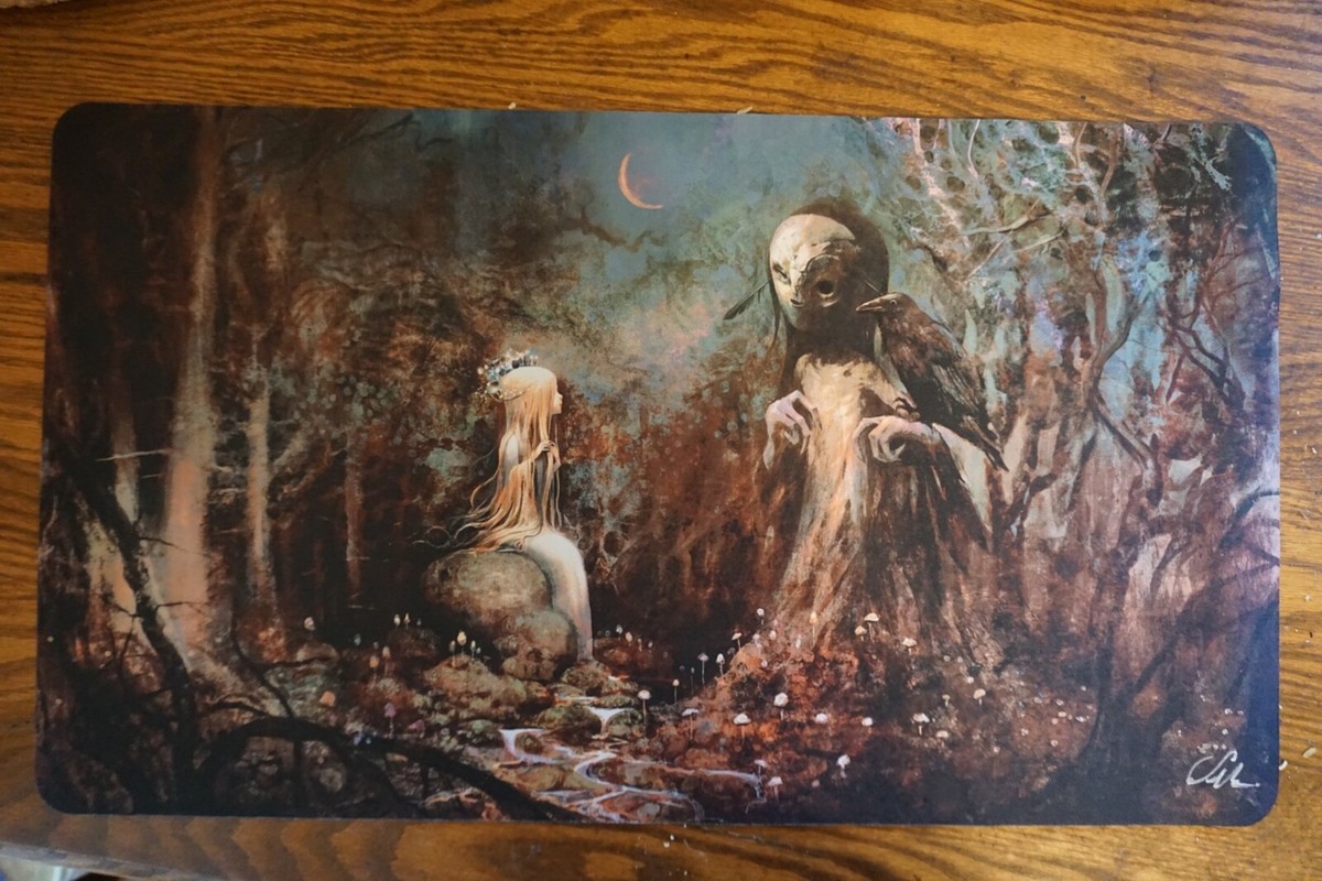 MTG　プレイマット　明晰夢　Nils Hamm 　サイン&シリアルナンバー入 Amazon.co.jp: MTG プレイマット 明晰夢 Nils Hamm サイン&シリアル