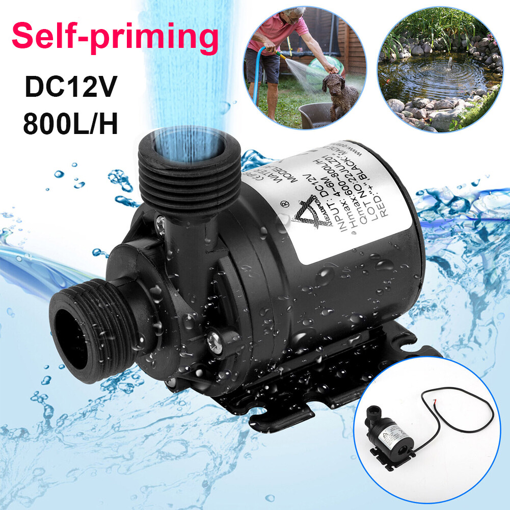 12V High Pressure Brushless Submersible Water Pump 800L/H