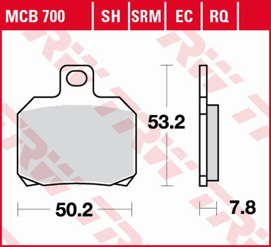 Plaquettes de frein ZF KH266 Sinter en métal fritté premium pour Ducati Hypermotard 950