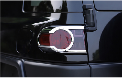 Lámpara trasera cromada para Toyota FJ Cruiser 2007-2014 borde - Imagen 10 de 11