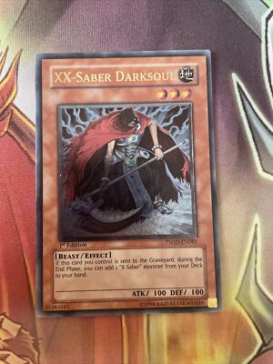 TSHD-DE081 XX-Säbel Dunkelseele Ultimate Rare 1. Auflage NM Zustand Yugioh