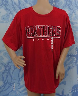 NWT NFHS PANTHERS CABOT logo red short sleeve T-shirt, size L 50333172578 | eBay