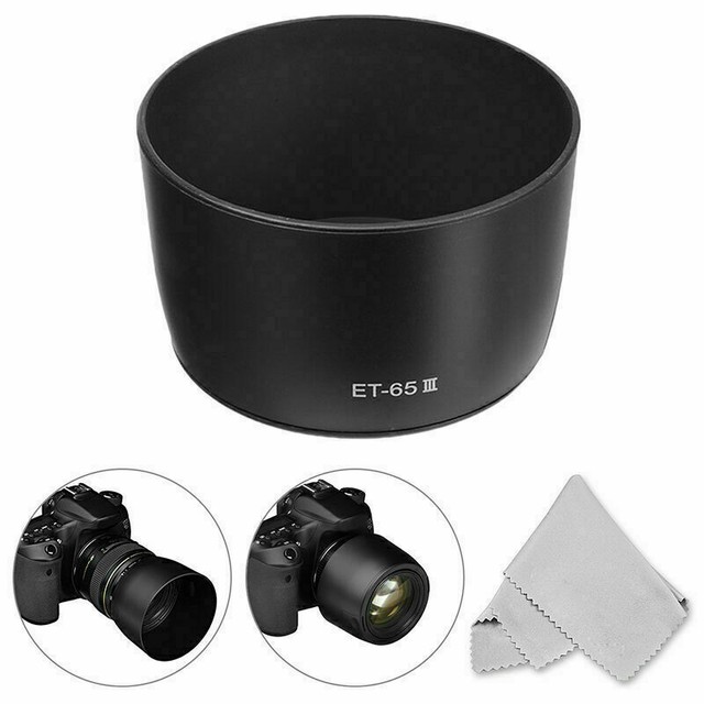 Lens Hood Cover ET65 III For Canon EF 85mm F/1.8 M6R4 F/2.8 135mm Q2T8