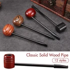 Vintage Premium Long Wood Smoking Pipe Wooden Portable Cigar Pipes Tobacco pipe