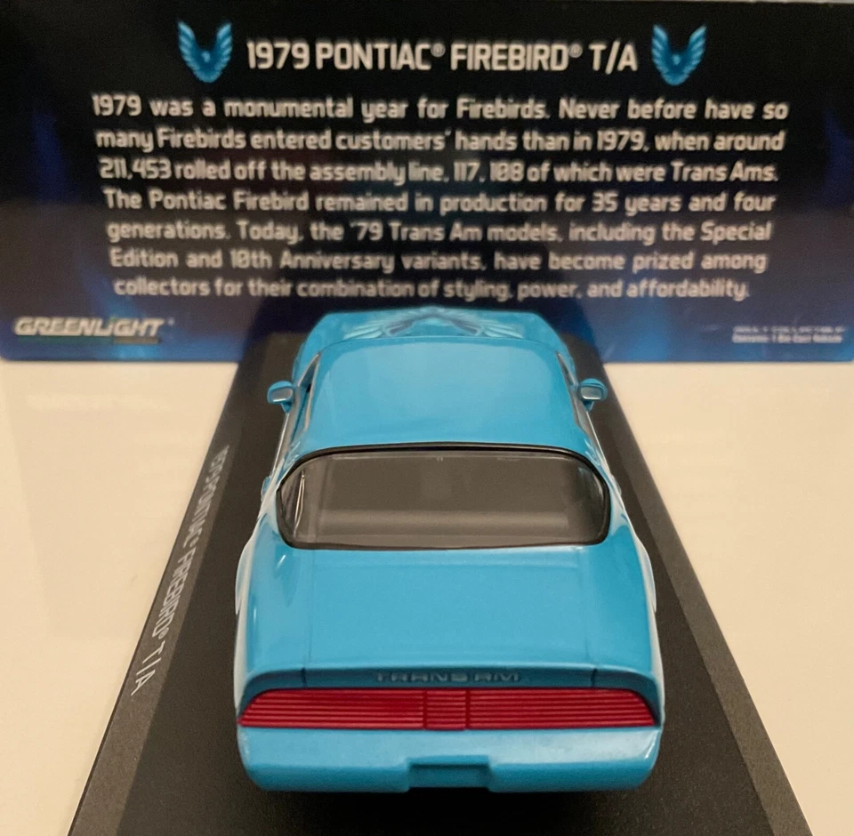 Pontiac firebird trans am 1979 1/43 greenlight 86348 - Immagine 3 di 4