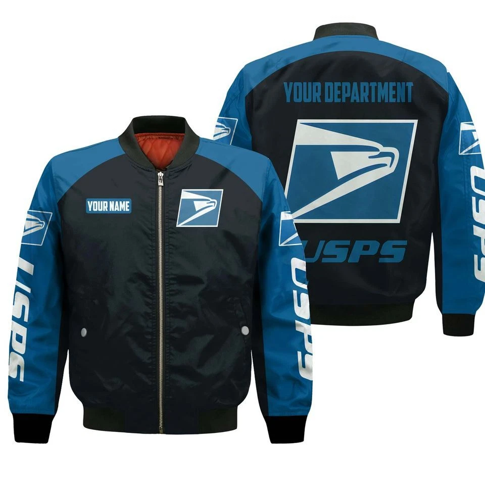 Personalized Postal Service Bomber Jacket