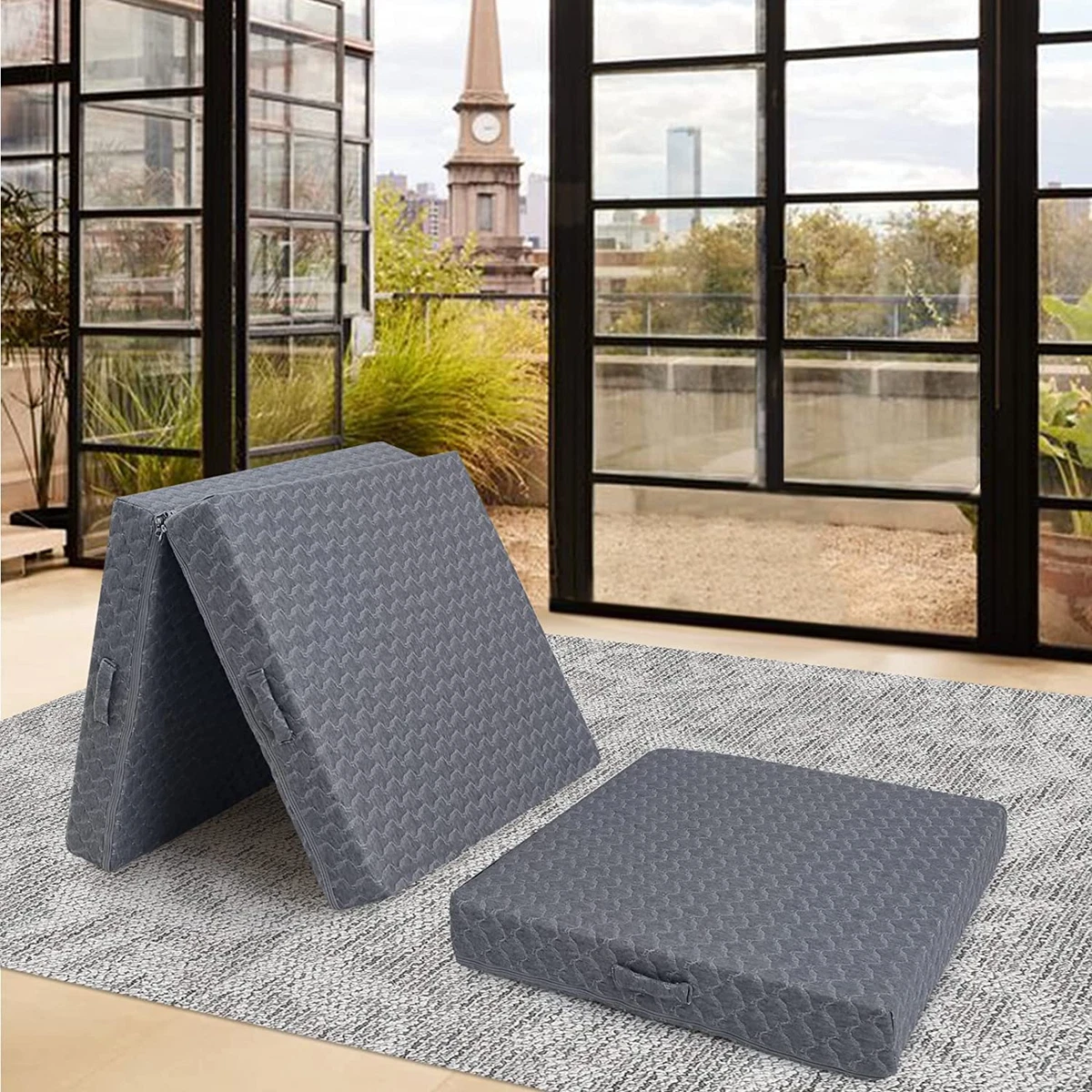 Tri Folding Mattress White City Lebanon, 50 OFF