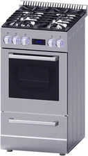 DGR20P3S DGR20P Elite Series 20" Gas Range Oven, in Stainless Steel, Gray