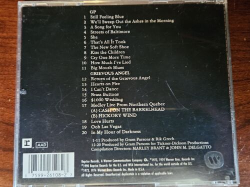 Gram Parsons CD Grievous Angel - Picture 2 of 3