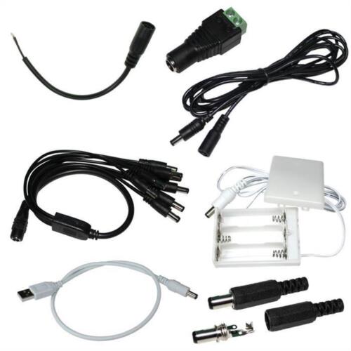 Accessoires pour bandes LED DC 2 broches connecteur extensions de câble distributeur - Photo 1/18