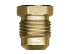 Holyoke 3/8" Flare Brass Plug | Propane LP Gas Line Cap Fitting – MFG# 57-6
