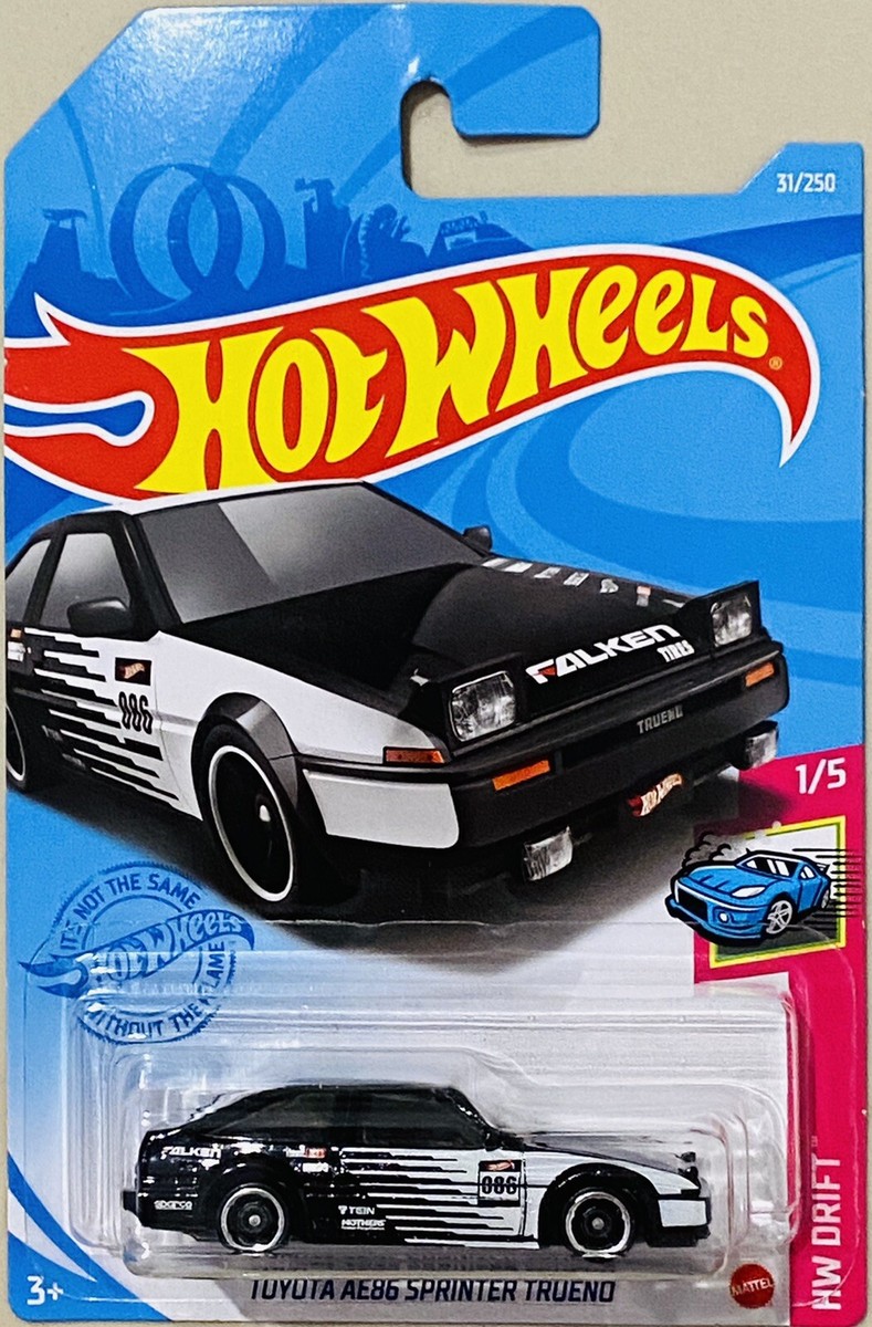 Hot Wheels Toyota AE86 Sprinter Trueno Falken black 2021 F