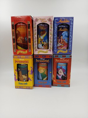 Walt Disney Burger King Coca Cola Lot Of 6 Cups Glasses 1994 Collector Series