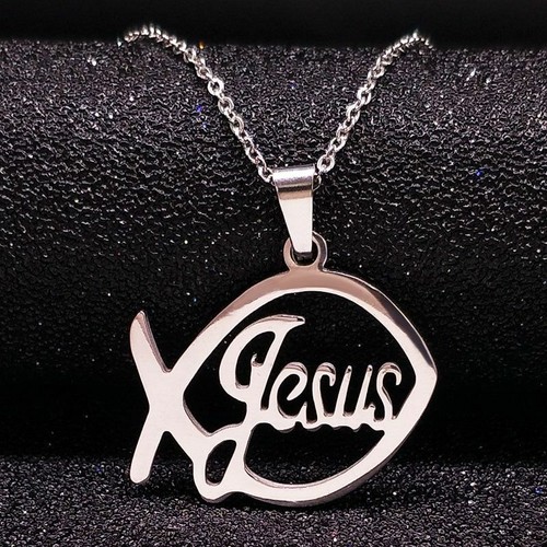 Christian Symbol Fish Jesus Name Letter 
