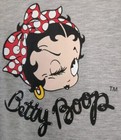 NWT Long Shirt BETTY BOOP Gray/Red Long SleeveThemed Knit Sz S 4-6  — photo 3