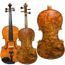 Master song 4/4 Violin bird's eye maple back old spruce top hand carved 15905