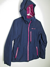 Marmot Ski Parka Jacket Navy Blue Size Small Women Goretex Recco Primaloft Euc!