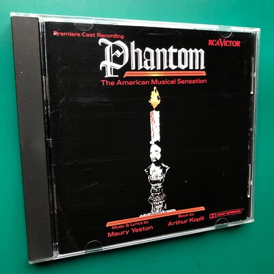 Maury Yeston PHANTOM Premiere Cast Recording CD Richard White Glory Crampton USA