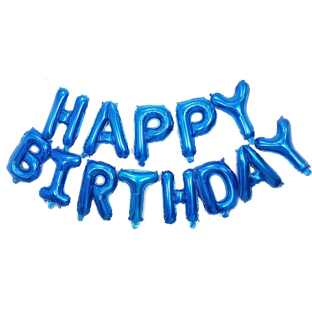 Happy Birthday Balloons - Foil Happy Birthday Balloons - Foil