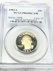 1983-S Washington Quarter Silver Proof PCGS PR69DCAM San Francisco
