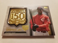 109/150 150TH 2019 Topps Update Anniversary Manufactured Medallions Griffey Jr 