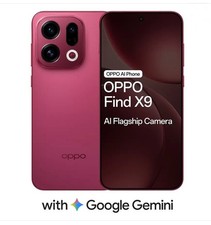 Brand New Sealed Oppo Find X9 5G 256GB Velvet Red GLOBAL ROM Hasselblad Camera