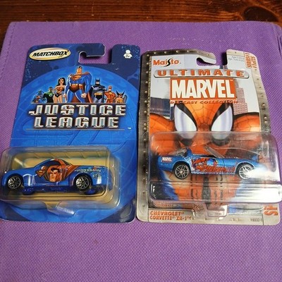 Matchbox Vintage Justice League  And Maisto Vintage Ultimate Marvel Die-Cast...