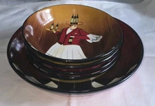 Certified International Bistro 13" Pasta Serving Bowl & 4 pasta/Soup Bowl Set