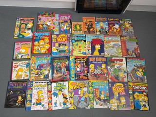 24 Retro Simpsons Comic Book Bundle Some Damaged. Please Read Description