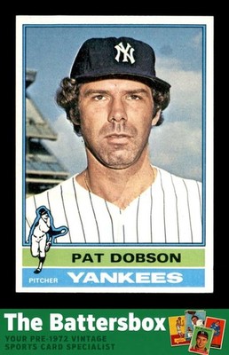 1976 Topps #296 Pat Dobson    NM/NM+ X3737590