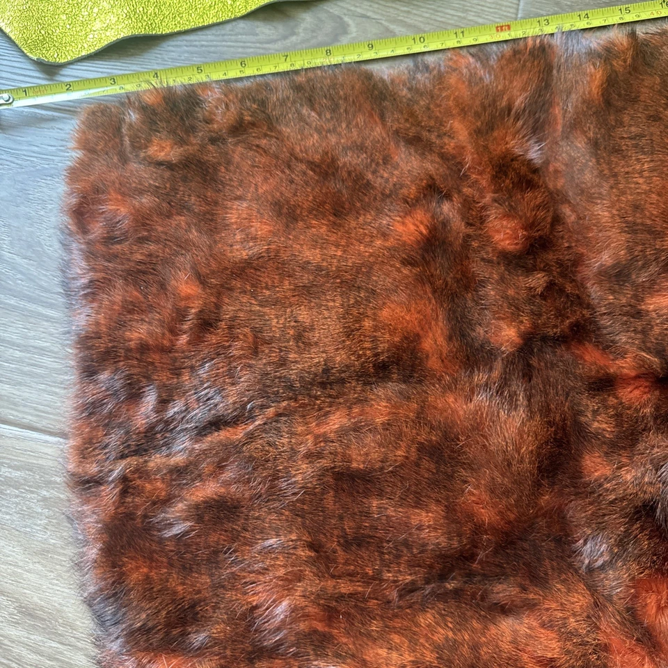 Новинка цвет кожи и меха лот - металлический и оранжевый, скрыть шкуру, зерно, волосы на - Изображение 4 из 4