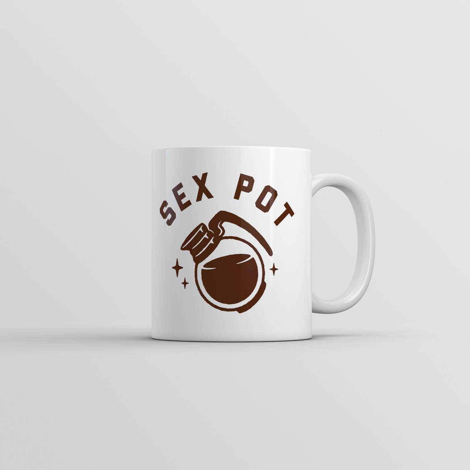 Sex Pot Mug Funny Sarcastic Coffee Pot Graphic Novelty Coffee Cup