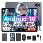 TABWEE T20 Android 16 Tablet 10.1" 24GB+256GB/2TB Octa Core 5000mAh Widevine L1