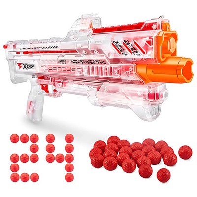 Kugelblaster Ragequit - FaZe - 24 Bälle zielt 18m - Der transparente FaZe Clan