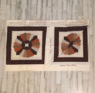 8 Uncut Vintage Grannys Trunk Pillow Fabric Sewing Panels 16'' Quilting Cranston 