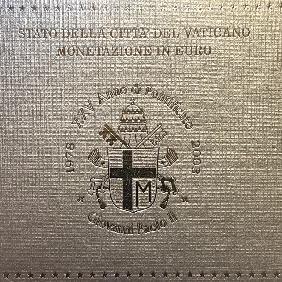 [#1161465] 梵蒂冈,套装,2003 年,罗马,让·保罗二世,MS 梵蒂冈欧元未开封硬币 — 第 4/4 张图片