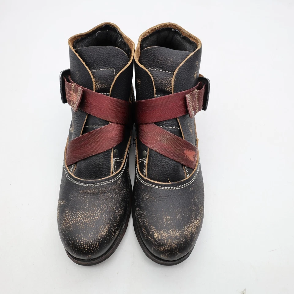 Fly London Saji Women's EU Size 39 Black Distressed Ankle Boots - Image 2 of 4