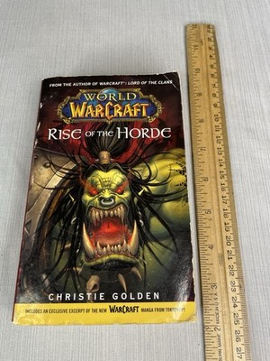World of Warcraft Rise of the Horde Paperback Book Christie Golden