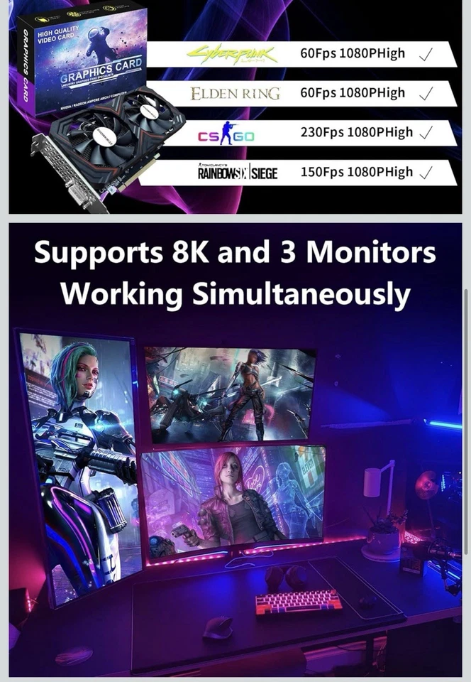 AMD Radeon RX 580 8GB GDDR5 Graphics Card - Image 3 of 4