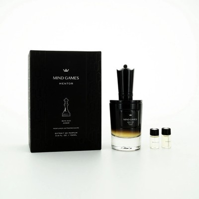 Mind Games Perfumer Extraordinaire Mentor, 3.4 oz Extrait de Parfum Spray for Un