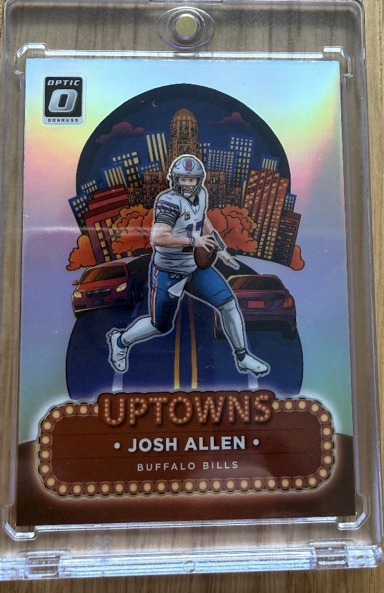 2024 Donruss Optic Uptowns Josh Allen #16 SSP Case Hit Buffalo Bills